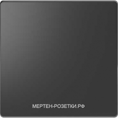 Merten D-Life Выключатель 1-клавишный проходной (с двух мест) (антрацит)